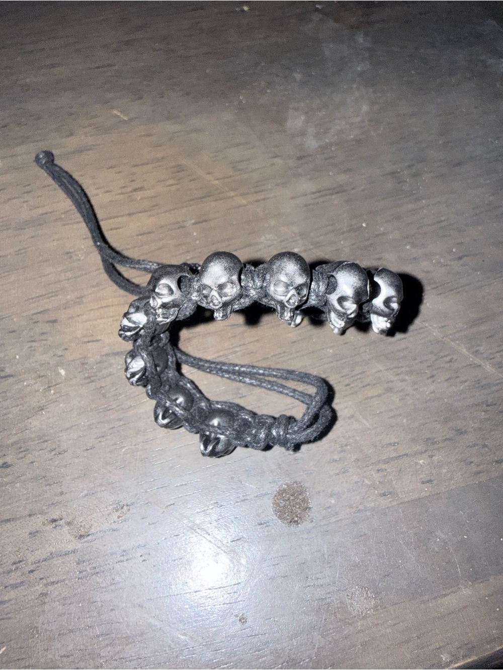 Alexander McQueen Vintage SS03 Archive  skull 925 bracelet adjustable sizeS